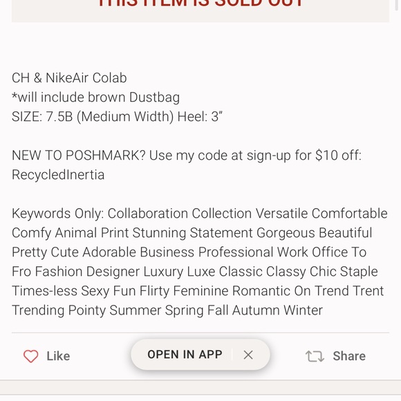 Cole Haan x Nike Air Collaboration Women’s Pony Hair Cheetah Print Heels. - Picture 3 of 13